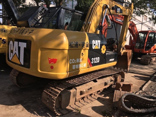 Tipo escavatori del cingolo del gatto 312d della seconda mano per i lavori di costruzione