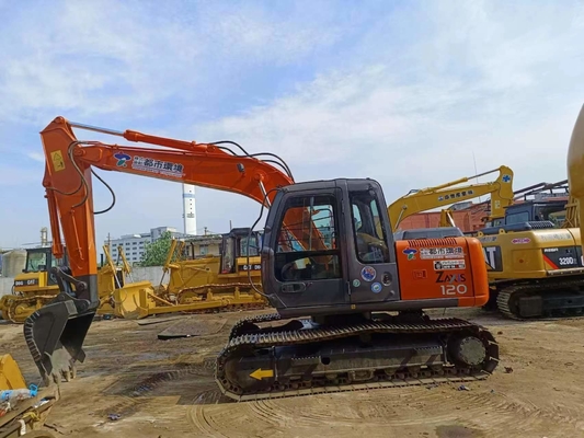escavatore idraulico Working Weight 12200kg di Hitachi della seconda mano del cingolo di 12t ZX120