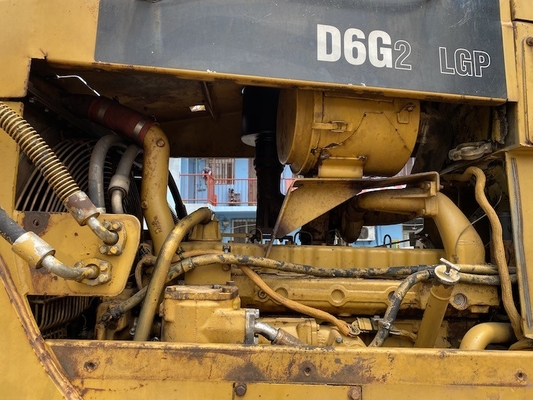 Caterpillar usato pista idraulica D6G2 Cat Bulldozer 16320KG per Pit Mines aperto