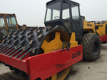 Dynapac CA30D Second Hand Road Roller , Pull Behind Rubber Tire Roller For Sale 