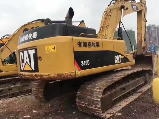 Escavatore giapponese originale Cat 349D di seconda mano, Caterpillar Escavatore usato a rotaia 49 tonnellate