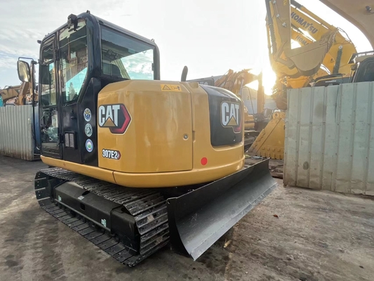 Escavatore giapponese originale Cat 307E di seconda mano, Caterpillar Escavatore a rotaia usata 7 tonnellate