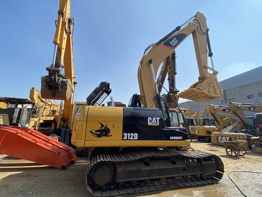 Originale Giappone Cat 312D Escavatore idraulico di seconda mano, Caterpillar Used Track Excavator 12 Ton