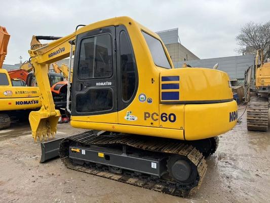6 tonnellate originale giapponese usata Komatsu PC60-7 Crawler Excavator in vendita
