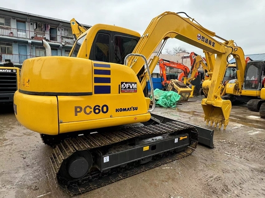 6 tonnellate originale giapponese usata Komatsu PC60-7 Crawler Excavator in vendita