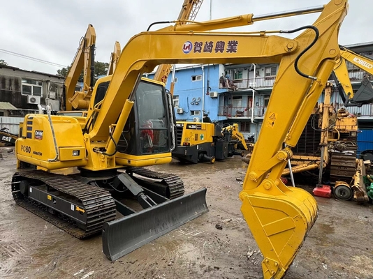 6 tonnellate originale giapponese usata Komatsu PC60-7 Crawler Excavator in vendita