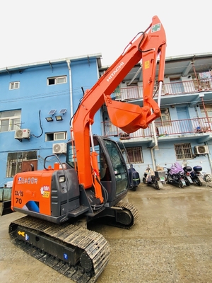 7 tonnellate originale giapponese usata Hitachi ZX70 Crawler Excavator con 40,5 kW di potenza del motore e 0,3m3 di capacità di secchio