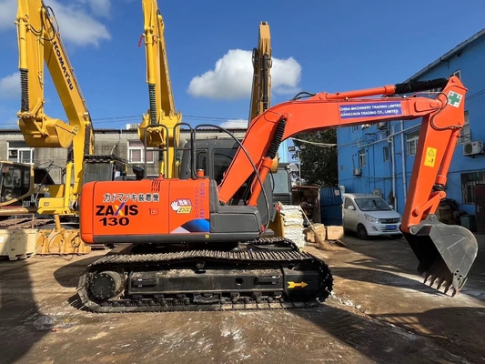 13 tonnellate originale giapponese usata Hitachi ZX130 Crawler Escavatore con 66 kW di potenza del motore e 0,52m3 di capacità del secchio