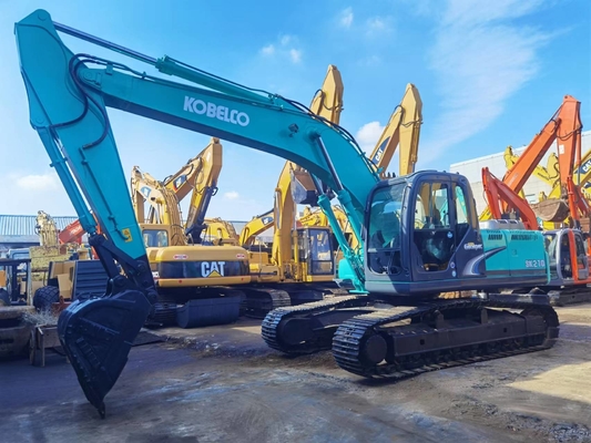 21 tonnellate originale giapponese usata Kobelco SK210-8 Crawler Escavatore con 114 kW di potenza del motore e 1 m3 di capacità di secchio