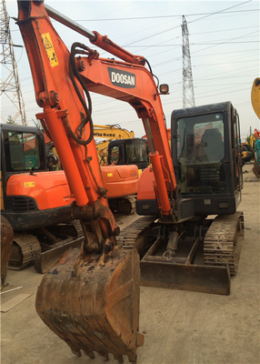 6 tonnellate originale usata Doosan DH60-7 Escavatore a trascinatore con capacità di secchio da 0,09 a 0,2 m3