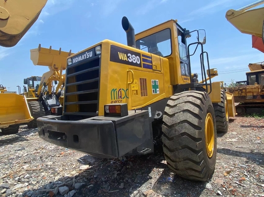 5-6 tonnellate di seconda mano Komatsu WA380-3 caricatore a ruote caricatore anteriore usato