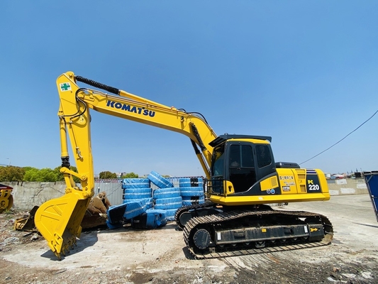 22 tonnellate originale giapponese di seconda mano Komatsu PC220-7 Escavatore a trascinatore usato in vendita