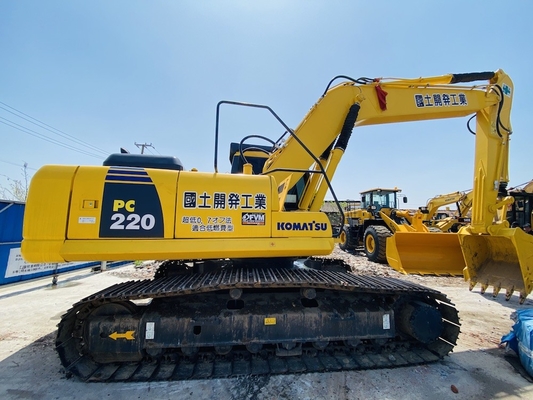 22 tonnellate originale giapponese di seconda mano Komatsu PC220-7 Escavatore a trascinatore usato in vendita