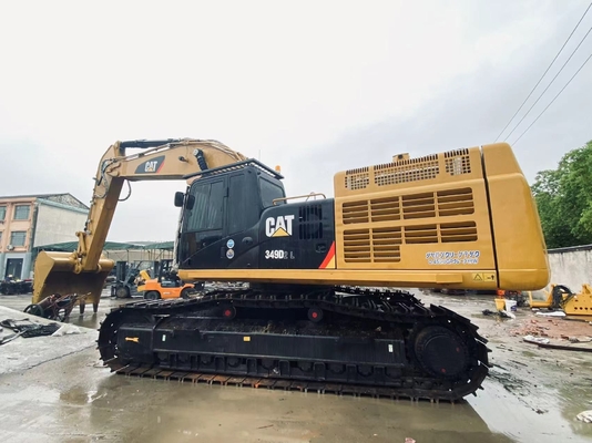 Escavatore giapponese originale Cat 349D di seconda mano, Caterpillar Escavatore usato a rotaia 49 tonnellate