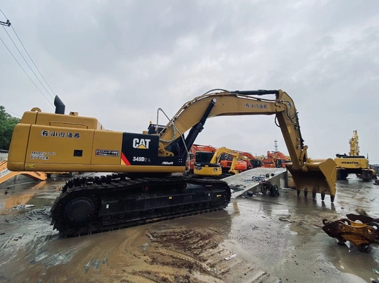 Escavatore giapponese originale Cat 349D di seconda mano, Caterpillar Escavatore usato a rotaia 49 tonnellate