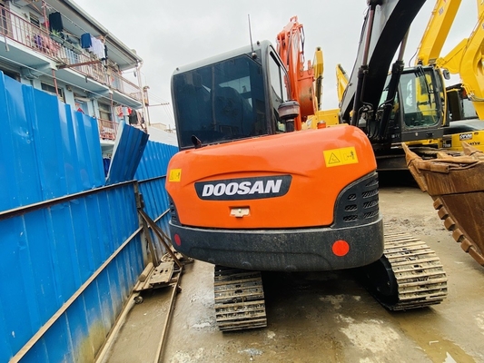 6 tonnellate originale usata Doosan DH60-7 Crawler Excavator di seconda mano con 0,09-0,2 m3 di capacità di secchio