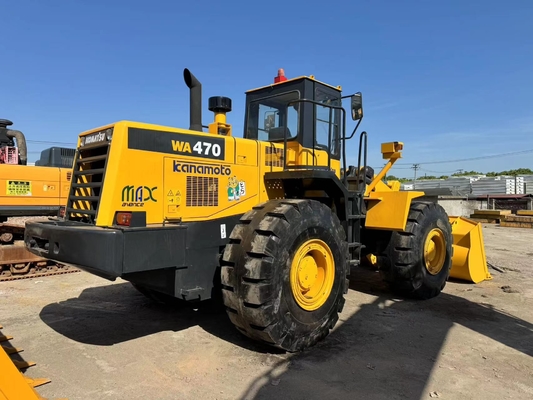 Komatsu WA470-3 caricatore a ruote di seconda mano caricatore stradale usato 3.9 M 3