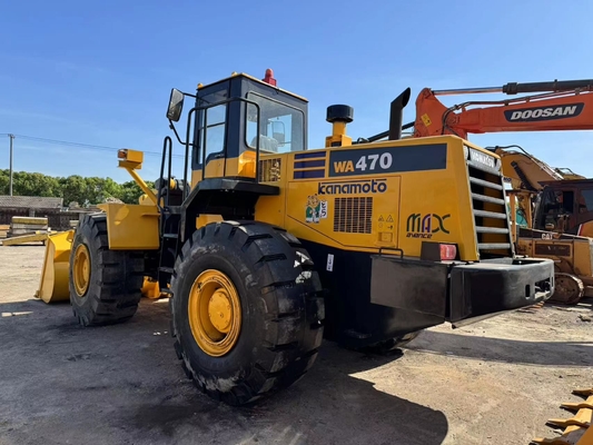 Komatsu WA470-3 caricatore a ruote di seconda mano caricatore stradale usato 3.9 M 3