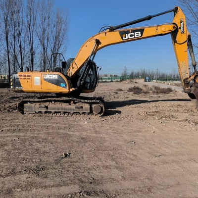 22 tonnellate di seconda mano JCB JS220LC Escavatore a trascinamento utilizzato 129 KW Potenza del motore e 1 M3 Capacità del secchio