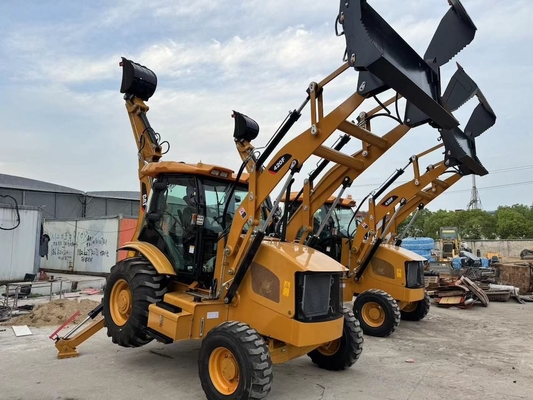 Usato CAT Caterpillar 420F Backhoe Loader Macchina idraulica Escavatore di retro CAT di seconda mano