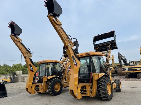 Usato CAT Caterpillar 420F Backhoe Loader Macchina idraulica Escavatore di retro CAT di seconda mano