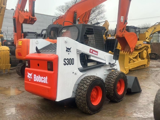 Bobcat S300 Mini Skid Steer Loader, Bobcat Skid Loader di seconda mano 1m3 60KW