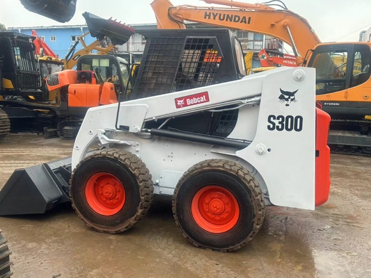 Bobcat S300 Mini Skid Steer Loader, Bobcat Skid Loader di seconda mano 1m3 60KW