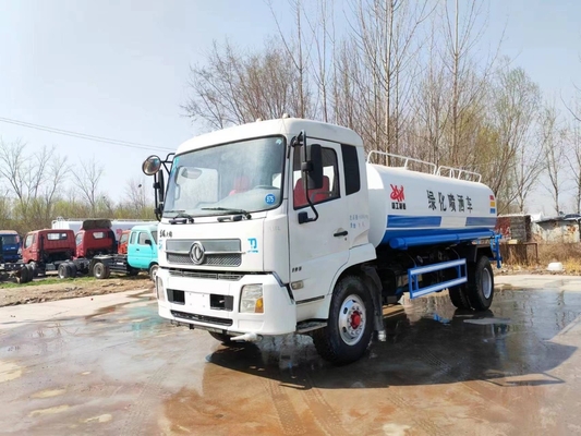 15CBM 185hp di seconda mano Kinland Dongfeng Sprinkler Cisterna d'acqua Cisterna d'acqua usata in vendita