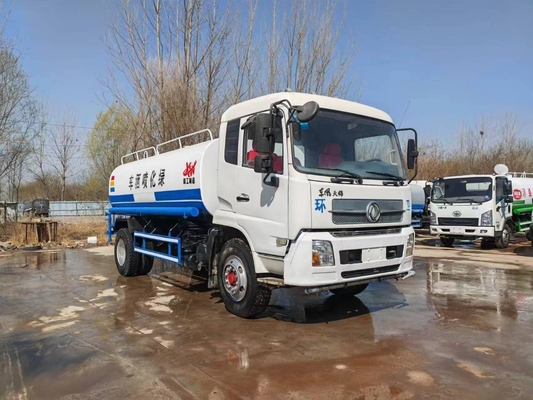 15CBM 185hp di seconda mano Kinland Dongfeng Sprinkler Cisterna d'acqua Cisterna d'acqua usata in vendita