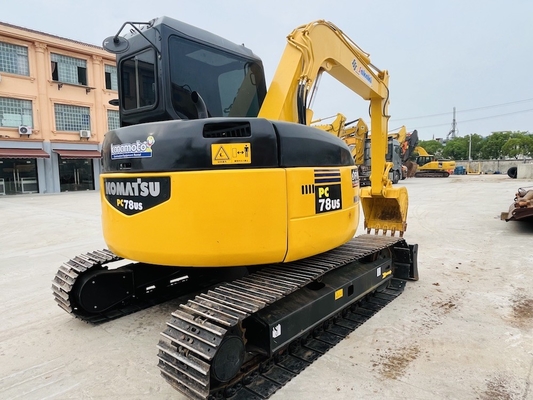 Originale Usato Komatsu PC78US Escavatore a striscia di seconda mano 7 tonnellate Mini Escavatore Macchine per la costruzione