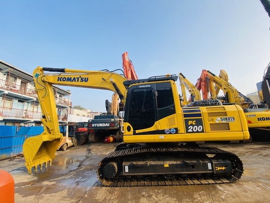 Giapponese originale usato Komatsu Pc200-8 escavatore 80% nuovo in buone condizioni