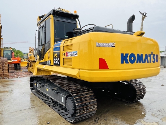 Usato Komatsu PC220-8 di seconda mano Excavator Crawer Backhoe 1 CBM Macchine per la costruzione a capacità di secchio