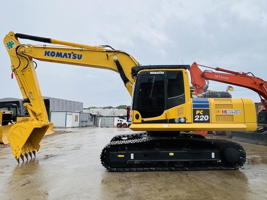 Usato Komatsu PC220-8 Escavatore idraulico Excavator Backhoe Usato 22 tonnellate Escavatore macchine da costruzione