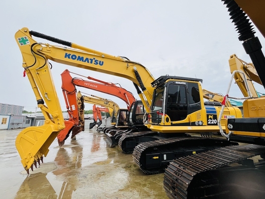 Usato Komatsu PC220-8 Escavatore idraulico Excavator Backhoe Usato 22 tonnellate Escavatore macchine da costruzione