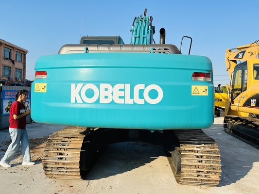 Usato Kobelco SK200-8 Escavatore idraulico di scopa di seconda mano 20 tonnellate scavatore retroescavatore