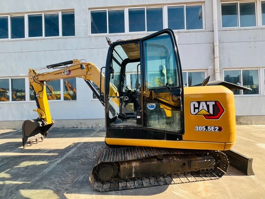 Miniescavatore Origianl Giappone CAT 305.5E2 Escavatore idraulico usato da 5 tonnellate