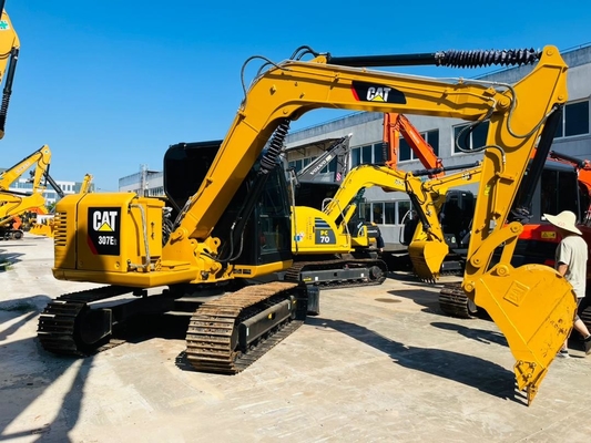 0.33 CBM CAT 307E2 Escavatore Caterpillar di seconda mano Giappone Usato Escavatore Crawler 7 tonnellate Macchine per la costruzione