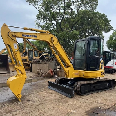 Mini escavatore da 5 tonnellate originale usato Komatsu PC55MR-2 PC50MR-2 Escavatore da strisciatore di seconda mano Escavatore Macchine da costruzione