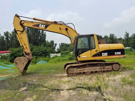Escavatori usati CAT 320C di seconda mano da 20 tonnellate con motore CAT 3066ATAAC