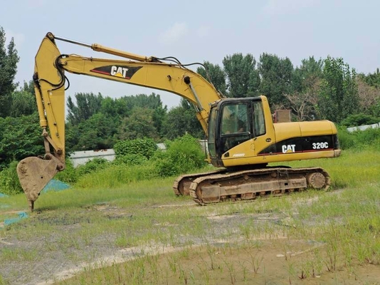 Escavatori usati CAT 320C di seconda mano da 20 tonnellate con motore CAT 3066ATAAC