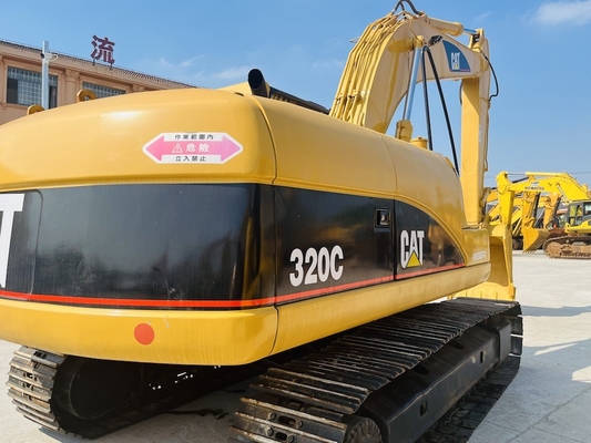 CAT 320C Escavatore a trascinatore di seconda mano con profondità massima di scavo di 6550 mm e modello di motore CAT 3066