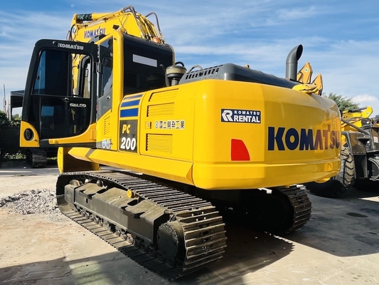 20 tonnellate 100% di seconda mano Komatsu PC200-8 Escavatore a trascinamento usato Escavatore originale Giappone Komatsu SAA6D107E-1
