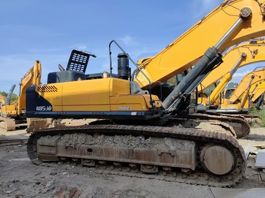 48 tonnellate di origine di seconda mano Hyundai R485LVS Crawler Excavator Usato Hyundai Digger in vendita