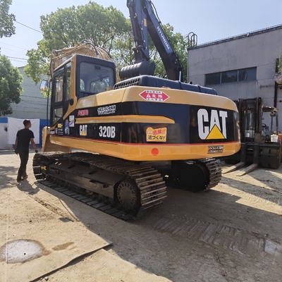 Escavatore originale CAT 320B di seconda mano, Caterpillar usata Crawler Digger 20 tonnellate con motore Caterpillar CAT 3066T