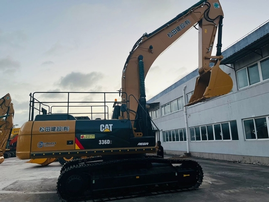 Escavatore originale CAT 336D di seconda mano, Caterpillar Escavatore a striscia usato da 36 tonnellate attrezzature da costruzione