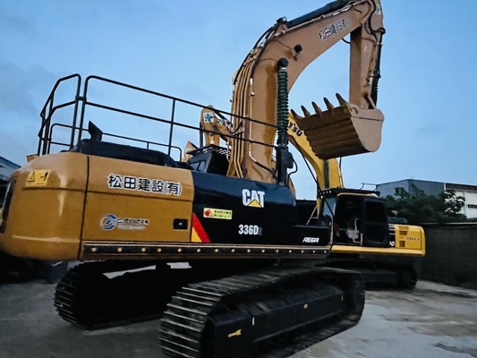 Escavatore originale CAT 336D di seconda mano, Caterpillar Escavatore a striscia usato da 36 tonnellate attrezzature da costruzione