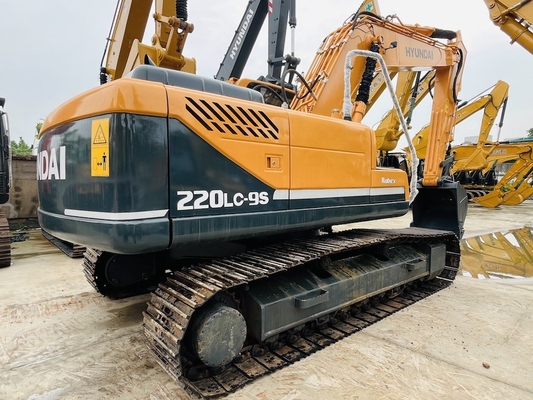 22 tonnellate di Hyundai Digger originale di seconda mano Hyundai R220LC-9S Crawler Excavator