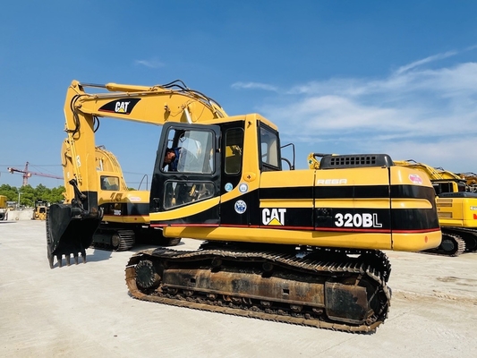 Giappone Originale CAT 320BL Escavatore di seconda mano, 20 tonnellate Caterpillar Used Crawler Digger CAT 3066T Motore