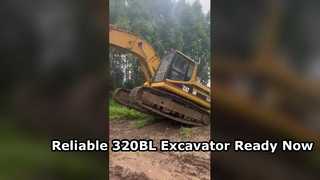 Escavatore cingolato CAT 320BL originale giapponese usato in buone condizioni, pronto per la spedizione